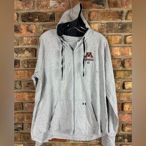 Under Armour Minnesota Gophers Zip Up Sweatshirt